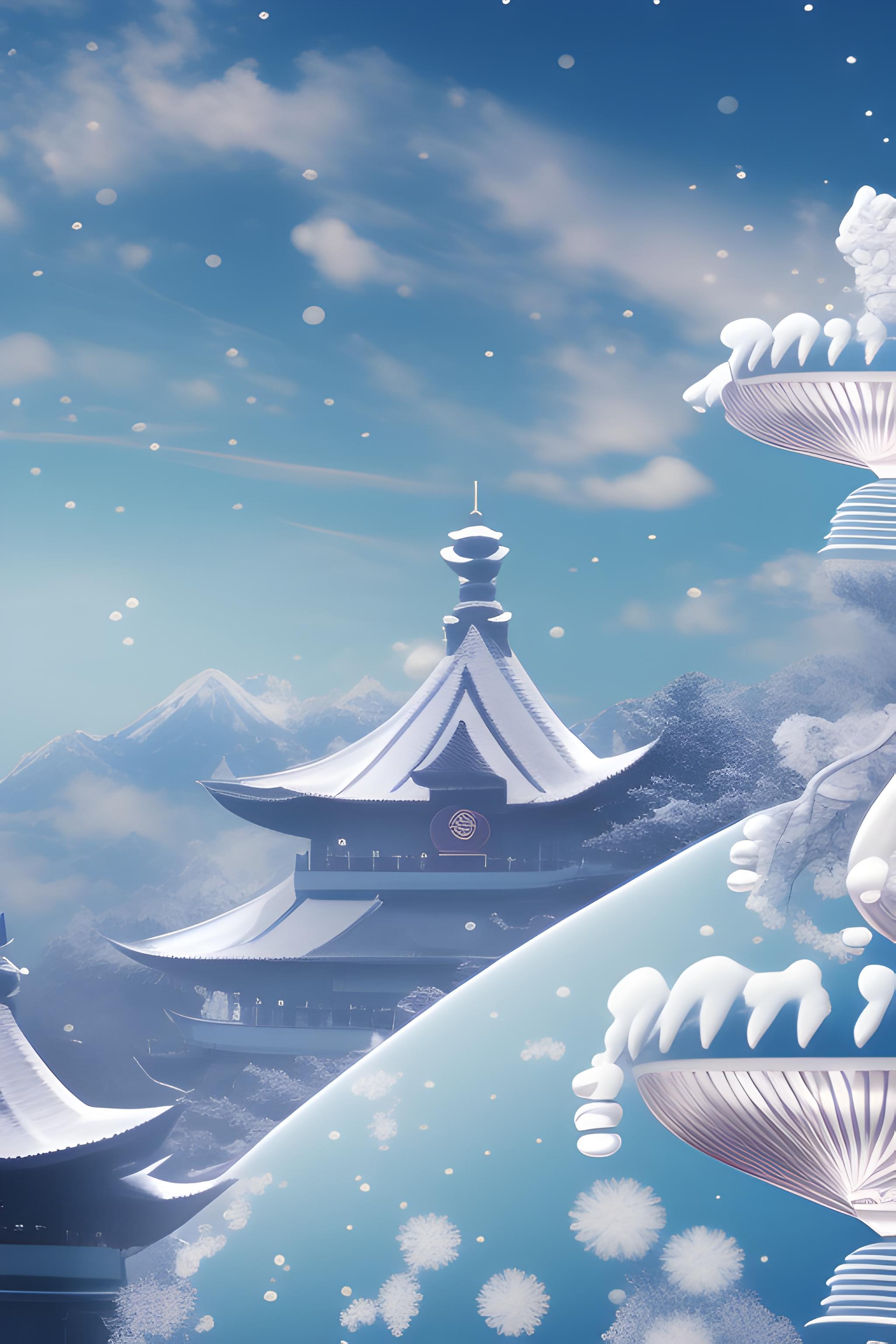 连绵雪山群在破晓时分被鎏金晨光铺满，山腰间缠绕着薄如蝉翼的乳白色云雾，山脚下的冰湖如镜面倒映整片天空，广角远景构图，超写实风光摄影，8K超清，岩石纹理与湖面波纹细节拉满，冷调蓝金配色，适配手机竖屏壁纸